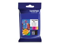 BROTHER+GENUINE+HIGH+YIELD+XL+COLOR+INK+CARTRIDGES+3+PACK+-+1+EA.+CYAN%2C+MAGENTA%2C