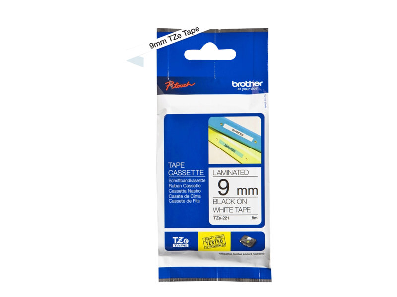 BROTHER+3%2F8%26quot%3B+TZE+TAPE+9MM+BLACK+ON+WHITE
