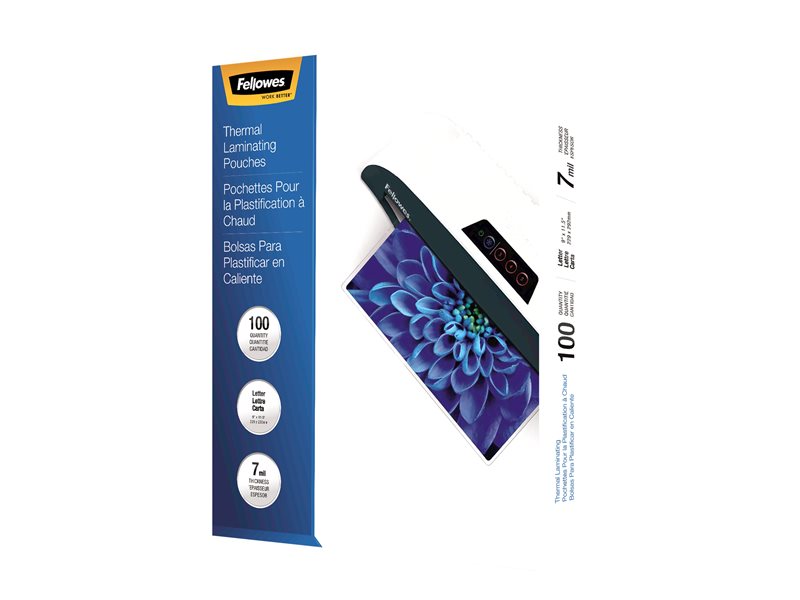 FELLOWES+52041+LAMNATE+LQ-100PK+7MIL+LETTER+SIZ