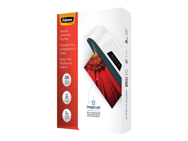 THERMAL+LAMINATING+POUCHES+-+IMAGELAST%2C+JAM+FREE%2C+LETTER%2C+5MIL%2C+200+PACK+-+EACH