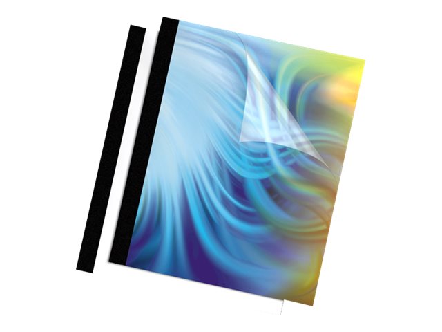 FELLOWES+CLEAR%2FBLK+THRML+50CT+3%2F8%26quot%3B+BIND+COVERS