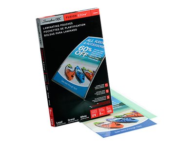 Fusion+EZUse+Premium+Laminating+Pouches%2C+5+Mil%2C+9+X+14+1%2F2%2C+100%2Fbox