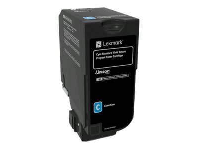 LEXMARK+74C1SC0+CYAN+RETURN+PROGRAM+TONER+CARTRIDGE