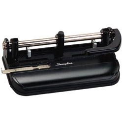 32-Sheet+Lever+Handle+Two-To-Seven-Hole+Punch%2C+9%2F32%26quot%3B+Holes%2C+Black