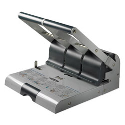 160-Sheet+Heavy-Duty+Two-To-Three-Hole+Punch%2C+9%2F32%26quot%3B+Holes%2C+Putty%2Fgray