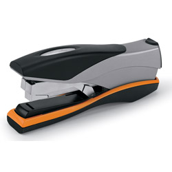 Optima+Desktop+Staplers%2C+Full+Strip%2C+40-Sheet+Capacity%2C+Silver%2Fblack%2Forange