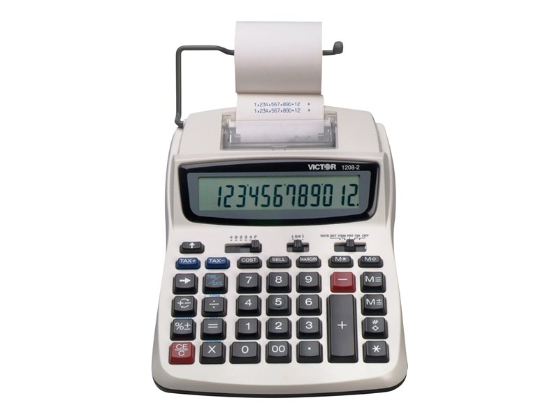 1208-2+Two-Color+Compact+Printing+Calculator%2C+Black%2Fred+Print%2C+2.3+Lines%2Fsec