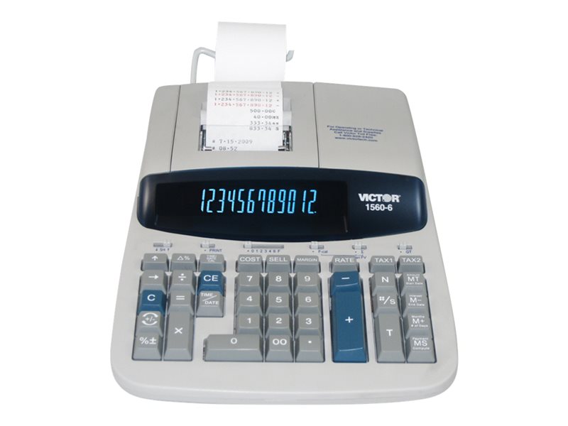 1560-6+Two-Color+Ribbon+Printing+Calculator%2C+Black%2Fred+Print%2C+5.2+Lines%2Fsec