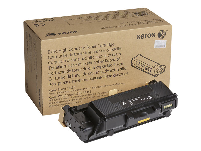 XEROX+PHASER+3330+XH+YLD+BLACK+TONER